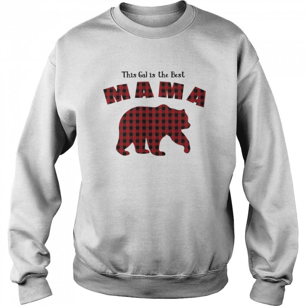 Mama Bear Plaid Proud Mothers Day Fun Mom Sweatshirt